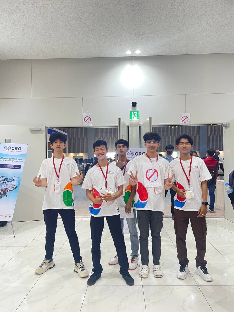 Cambodia Robotics Olympiad 2024 with our own team