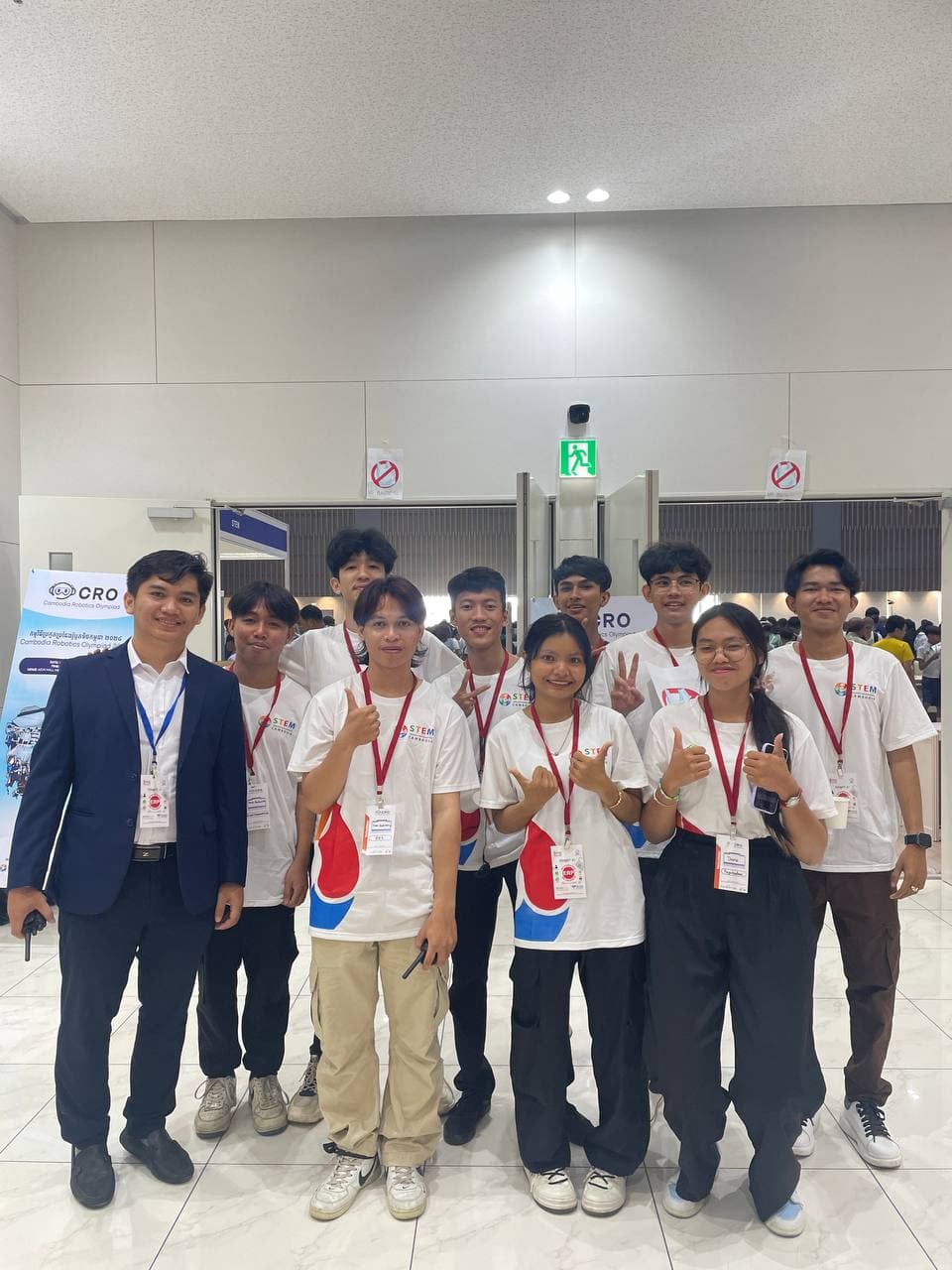 Cambodia Robotics Olympiad 2024 with our own team and leaders